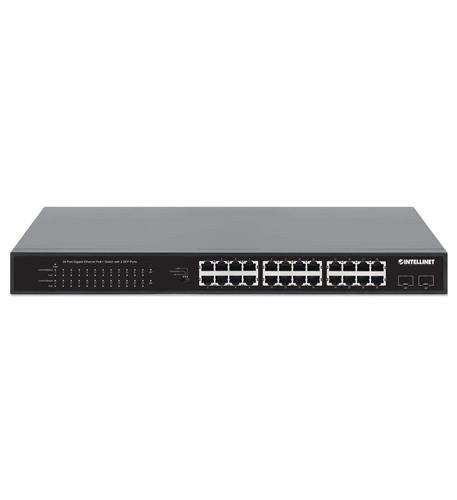 24 Port Gigabit Unmanaged PoE 370watt