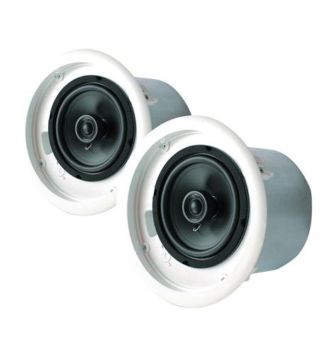 6.5" Metal Backcan Speakers Pair