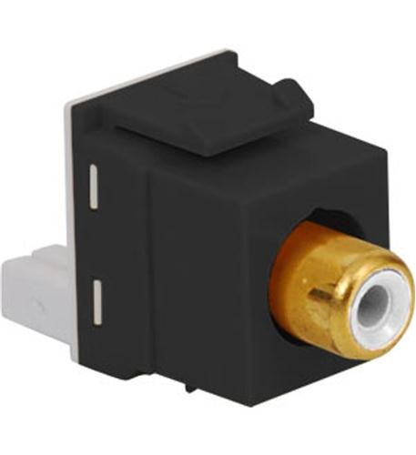 MODULE, RCA IDC, WHITE INSERT, BLACK