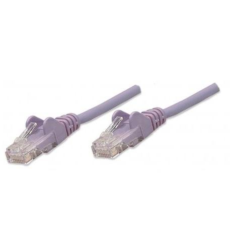 CAT5e BOOT PATCH CORD 10 FT PURPLE