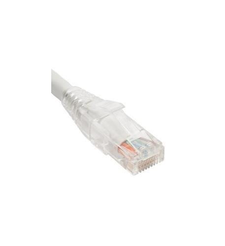 PATCH CORD CAT6 CLEAR BOOT 14' WHITE