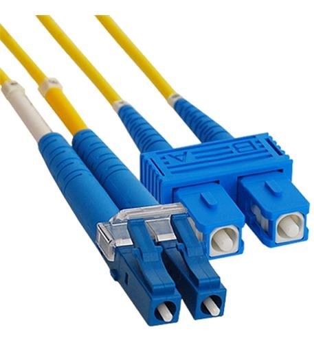 JUMPER, LC-SC, DUPLEX, SM, 3M