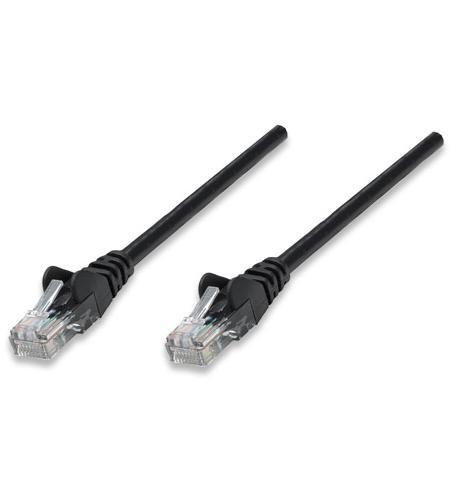 CAT5e BOOT PATCH CORD .5 FT BLACK