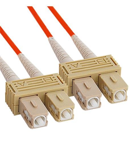 JUMPER, SC-SC, DUPLEX, MM, 62.5/125µm,2M