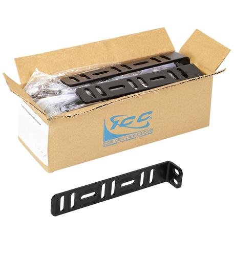 PANEL, CABLE MGMT, L BRACKET, BK 25 PK