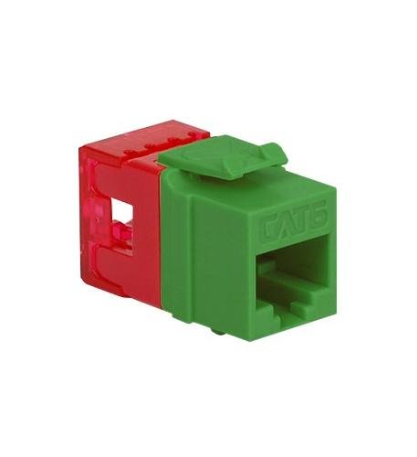 MODULE, CAT 6, HD, 25PK, GREEN