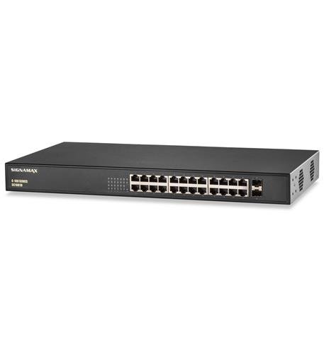C-100 24 Port Gb PoEplus Switch 2SFP