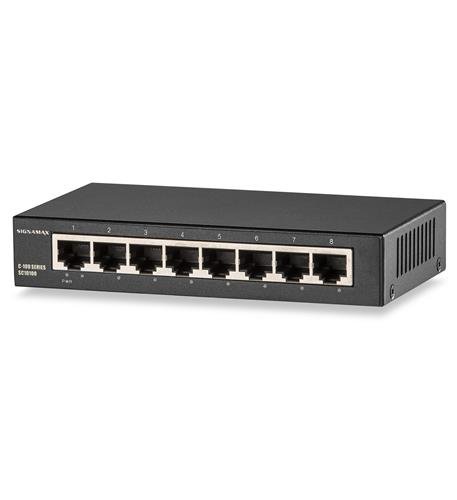 C-100 8 Port Gigabit Switch
