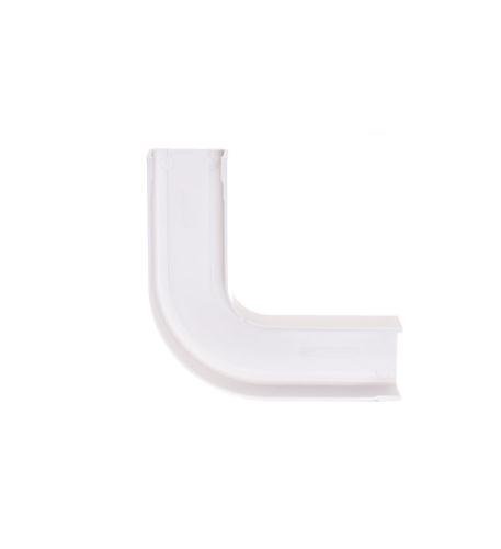 FLAT ELBOW, 1 1/4in, WHITE, 10PK