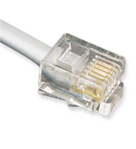 25' Line Cord 6P4C 28 Gauge