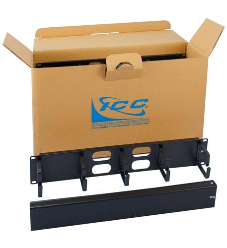 CABLE MGMT METAL RING & COVER, 2U, 6PK