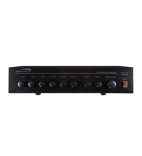 60W PA Mixer Power Amplifier w/ 6 Inputs