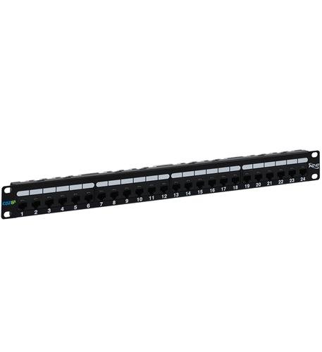 PATCH PANEL, CAT 6A, 24-PORT, 1 RMS