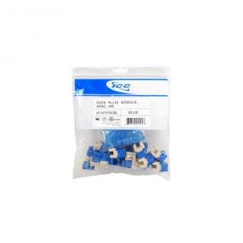 MODULE, CAT 5e, HD, 25 PK, BLUE