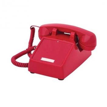 250047-VBA-NDL Red desk no dial