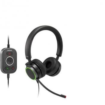 USB Double-Sided Binaural Headset