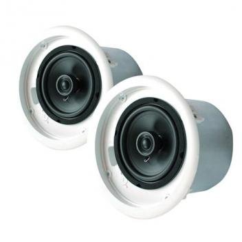 6.5" Metal Backcan Speakers Pair