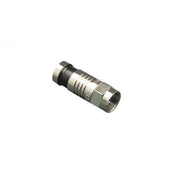 CONNECTOR, F-TYPE, RG6, 100PK