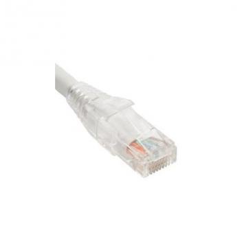 PATCH CORD CAT6 CLEAR BOOT 14' WHITE