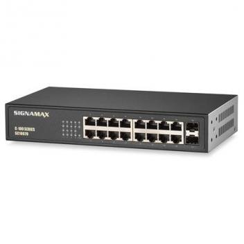C-100 16 Port Gigabit Switch with 2 SFPP