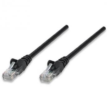 CAT5e BOOT PATCH CORD .5 FT BLACK