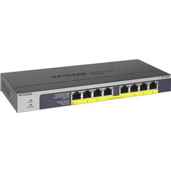 8-Port PoE/PoEplus Gb Ethernet UnMngd
