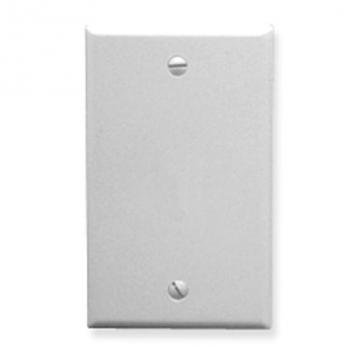 Flush Wall Plate Blank WHITE