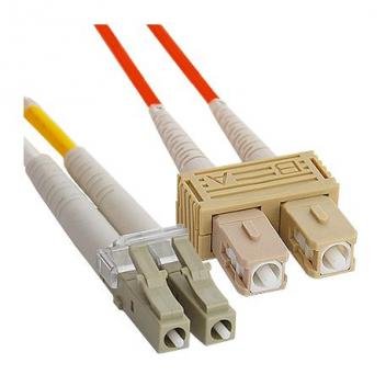 JUMPER, LC-SC, DUPLEX, MM,62.5/125µm, 2M