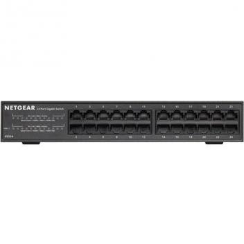 24 PORT GIGABIT ETHERNET SWITCH blk