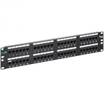 Patch Panel 48PT, CAT5E, 2RMS