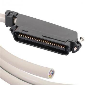 25-PR CABLE ASSEMBLY, M-BLUNT,90deg, 5'