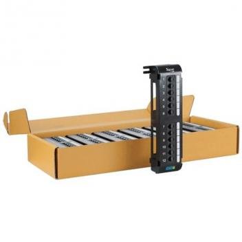 PATCH PANEL, VERT, CAT 6, 12-PORT, 6 PK