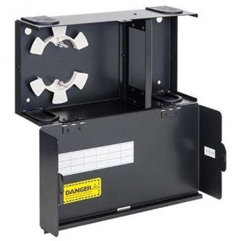 WALL ENCLOSURE,FIBER,2-PANEL,SINGLE DOOR