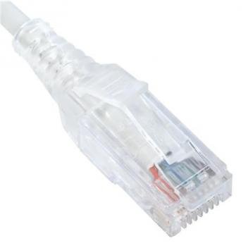 PATCH CORD, CAT 6 SLIM CLEAR SR 10PK 1FT