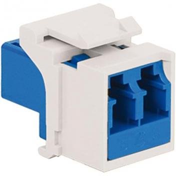 MODULE FIBER OPTIC, LC, DUPLEX, WHITE