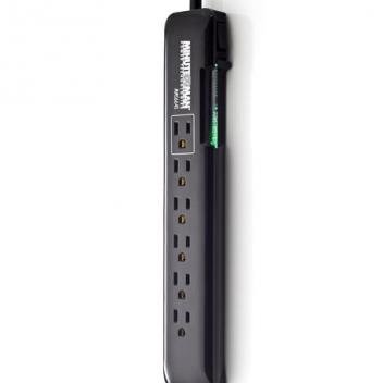 Slimline 6 Outlet Surge Strip, 1080J